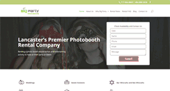 Desktop Screenshot of bigpartyphotobooths.com